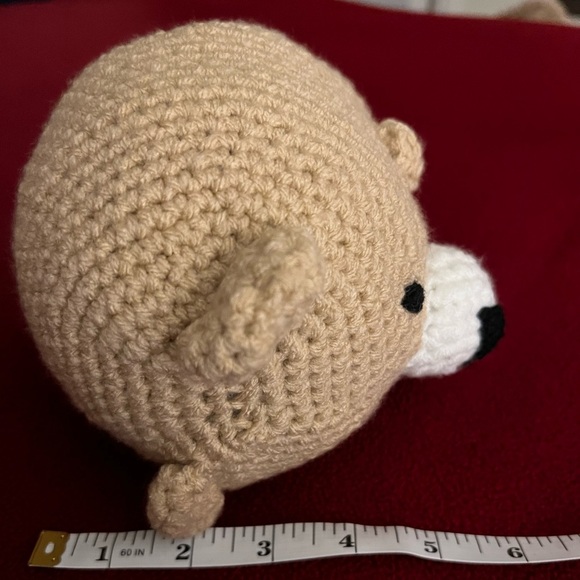 Crocheted Waffle the Chubby Bear! 🧸🐻 - Picture 8 of 9
